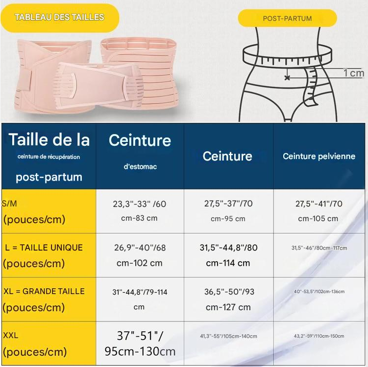 Ceinture de soutien post-natale